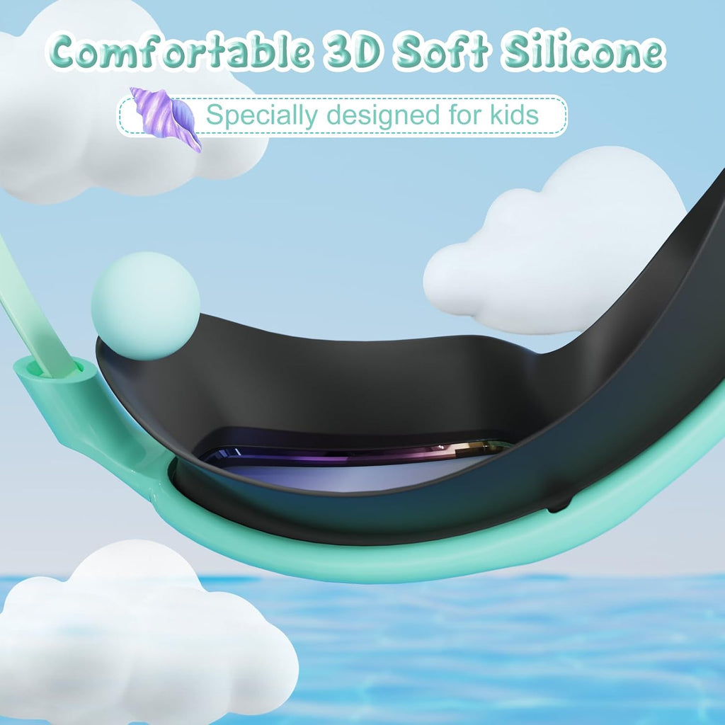 VegoVia 2 Pack Kids Swim Goggles Anti-Fog Wide View