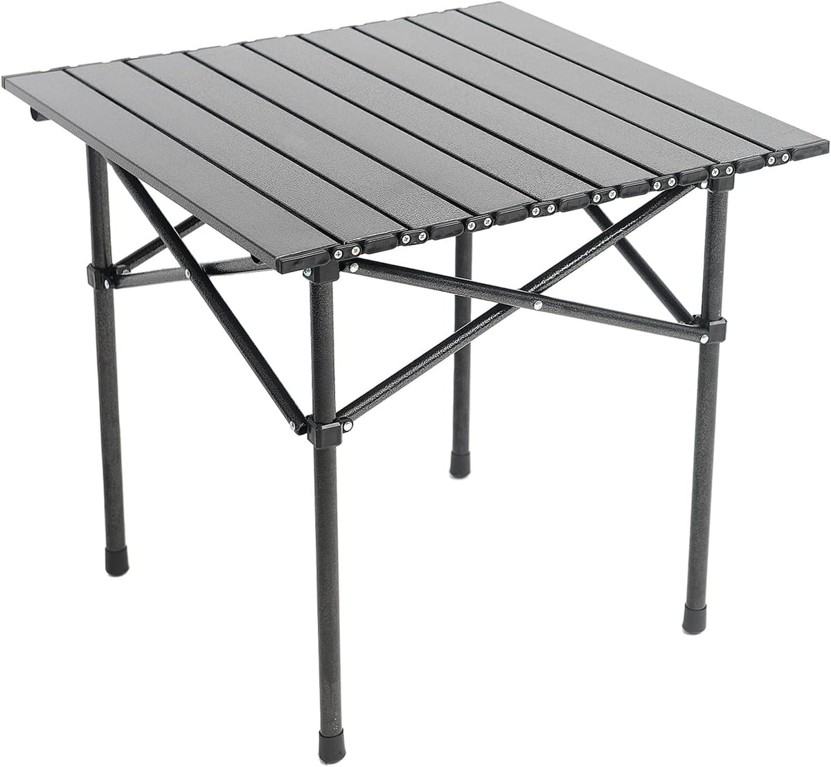 Wind Tour Portable Camping Table Folding Side Table Aluminum Lightweight Table with Carry Bag for Outdoor Cooking Hiking Picnics BBQ Travel (37.4 * 22.4 * 19.7Inches,Khaki)