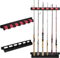 Vertical Fishing Rod Holders Wall Mount,Pole Racks for Garage