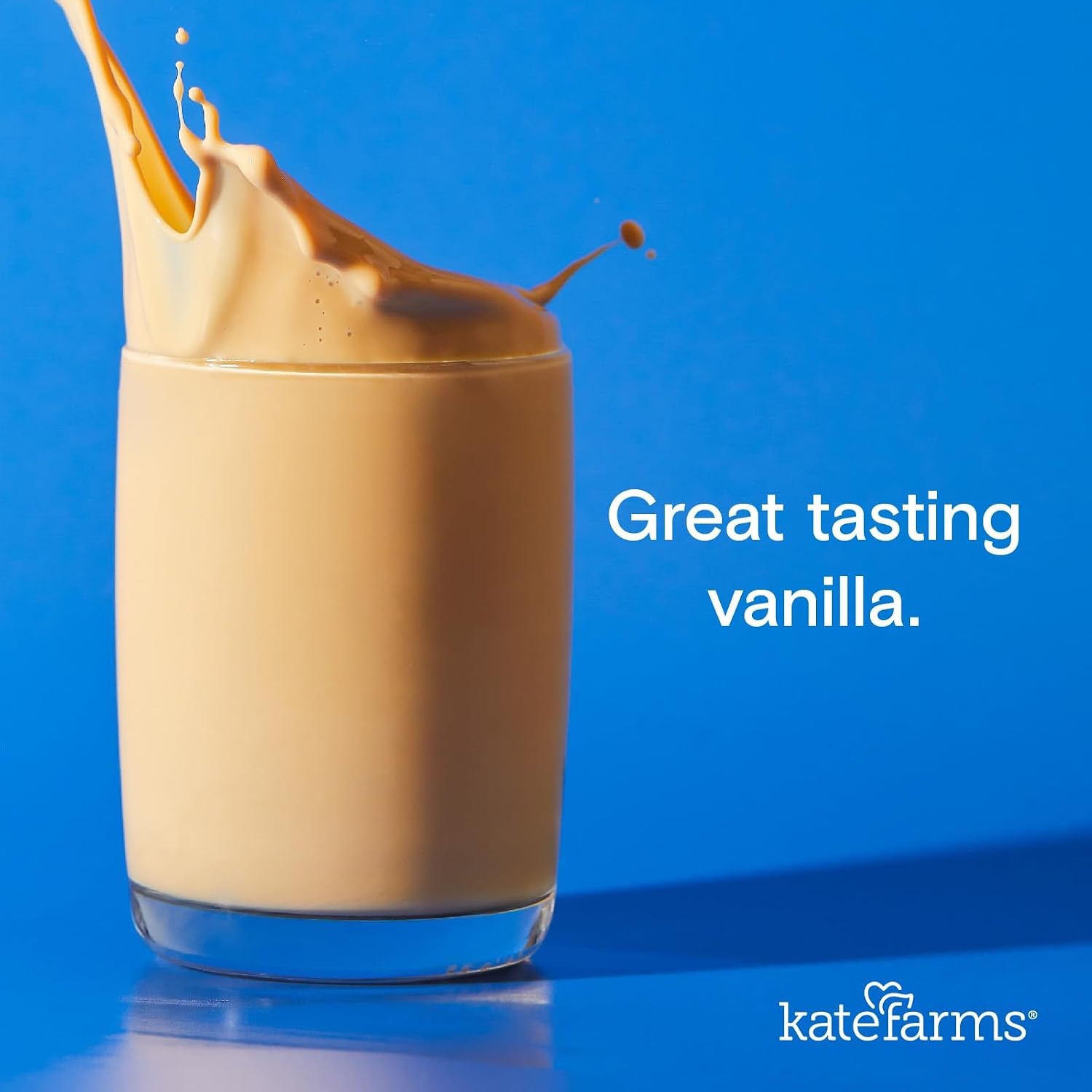 KATE FARMS Organic 1.4 High Calorie Shake, Vanilla, 20g Protein, 12 Pack
