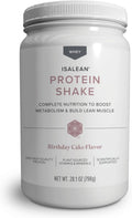 Isagenix IsaLean, 24g Protein Shake, Birthday Cake, 28.1 oz