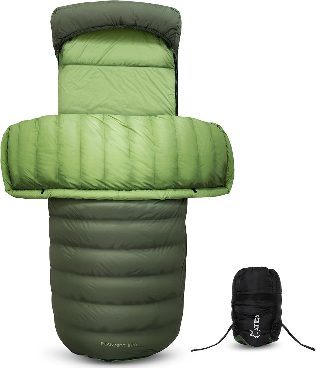 ATEPA Down Sleeping Bag, 650FP / 700FP Recycled, 3-Season