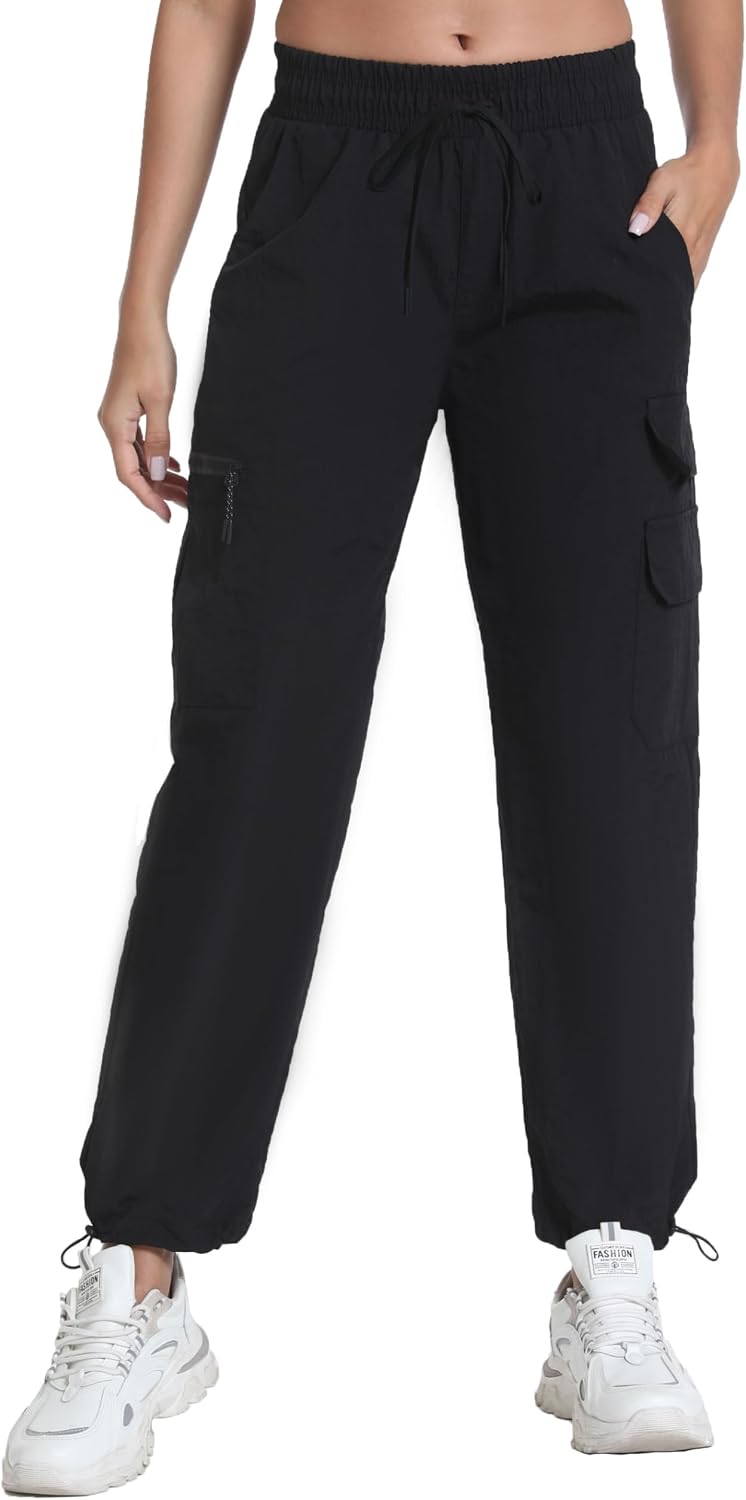 Rrosseyz Women's Hiking Pants with Pockets Lightweight Water Resistant