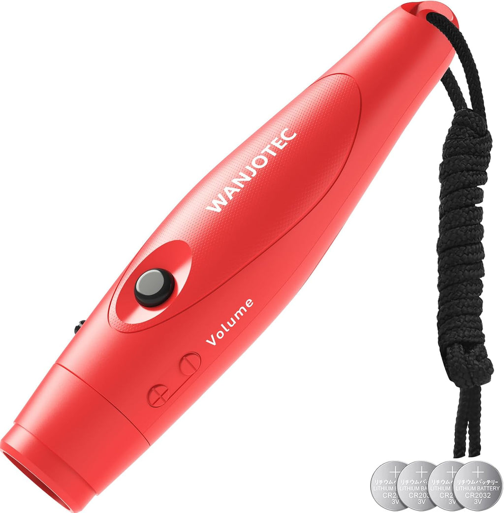 Electronic Whistle for Teacher Coaches, 3 Tones Adjustable 130db Loudest High Volume Handheld Emergency Electric Whistles for Referee, P.E.Outdoor Sports Whistles with Lanyard