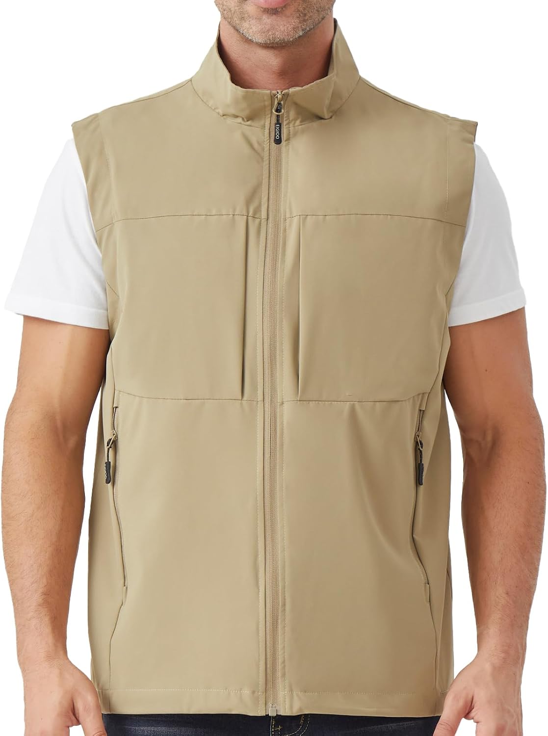 Men's Lightweight Outerwear Vest Softshell Sleeveless Jacket