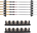 Horizontal Fishing Rod Holders Wall Mount,Pole Rack for Garage