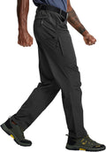 Mens Hiking Pants Lightweight Cargo Work Tactical Nylon Stretch Waterproof Quick Dry Fishing Travel Outdoor 6 Pockets