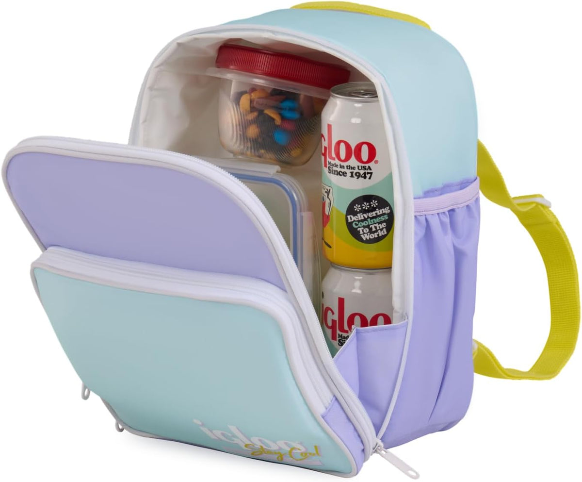 Igloo Lilac Breeze CONVERTIBLE RETRO BACKPACK