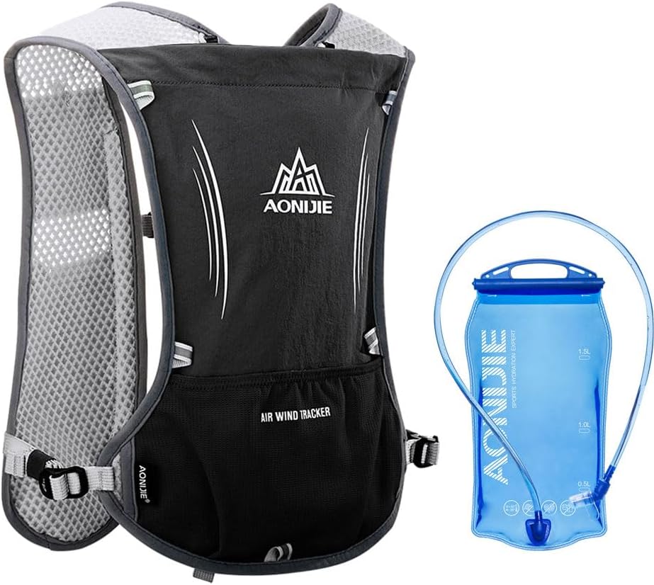 AONIJIE Hydration Backpack Vest for Outdoor Sports Breathable and Lightweight,Hydration Pack for Running, Cycling, and Hiking
