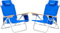 SUNNYFEEL XL 28" Extra Wide Beach Chair for Adults,Low Backpack Beach Chair