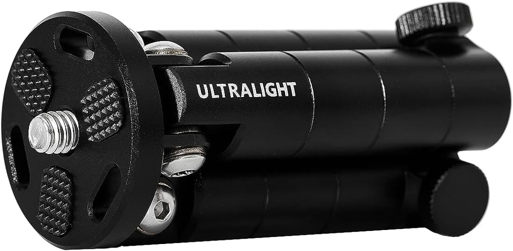 Ultralight 2.3oz/67g Trekking Pole Tripod Adapter Only - The Stool ULTripod Aluminum - Turn Trekking Poles or Branches into Camera Tripod - The Lightest Tripod for Hiking and Speed Guaranteed