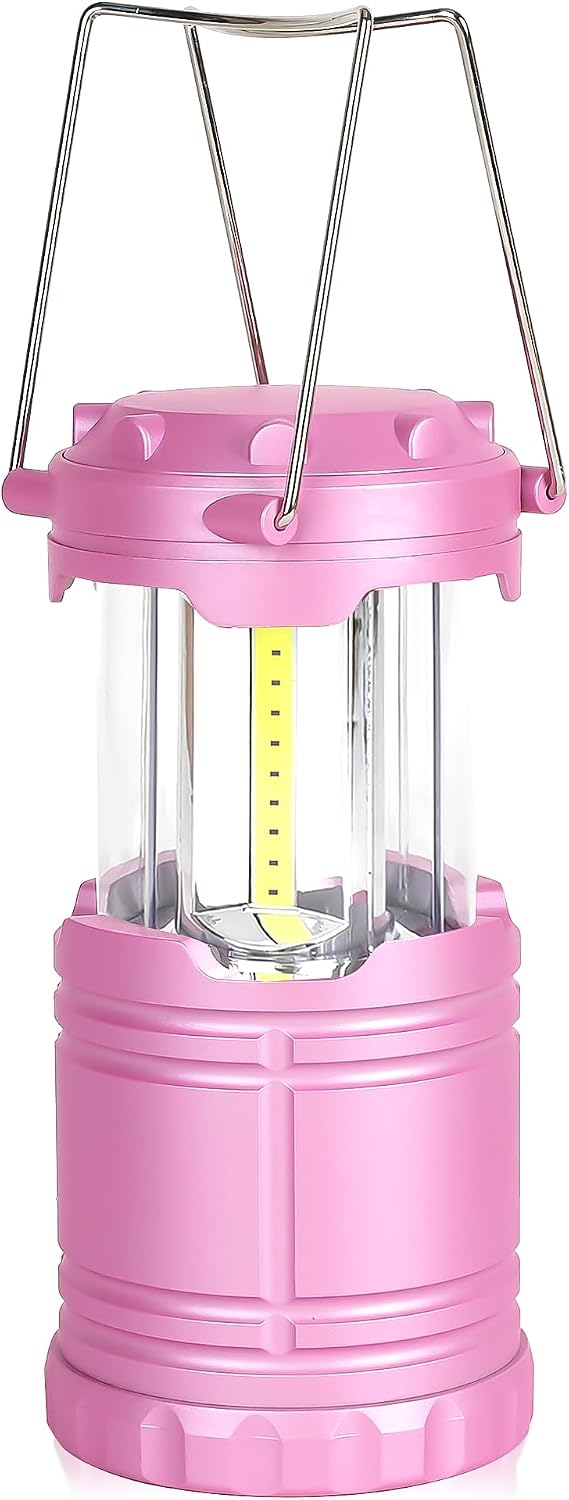 4-Pack LED Pink Camping Lantern