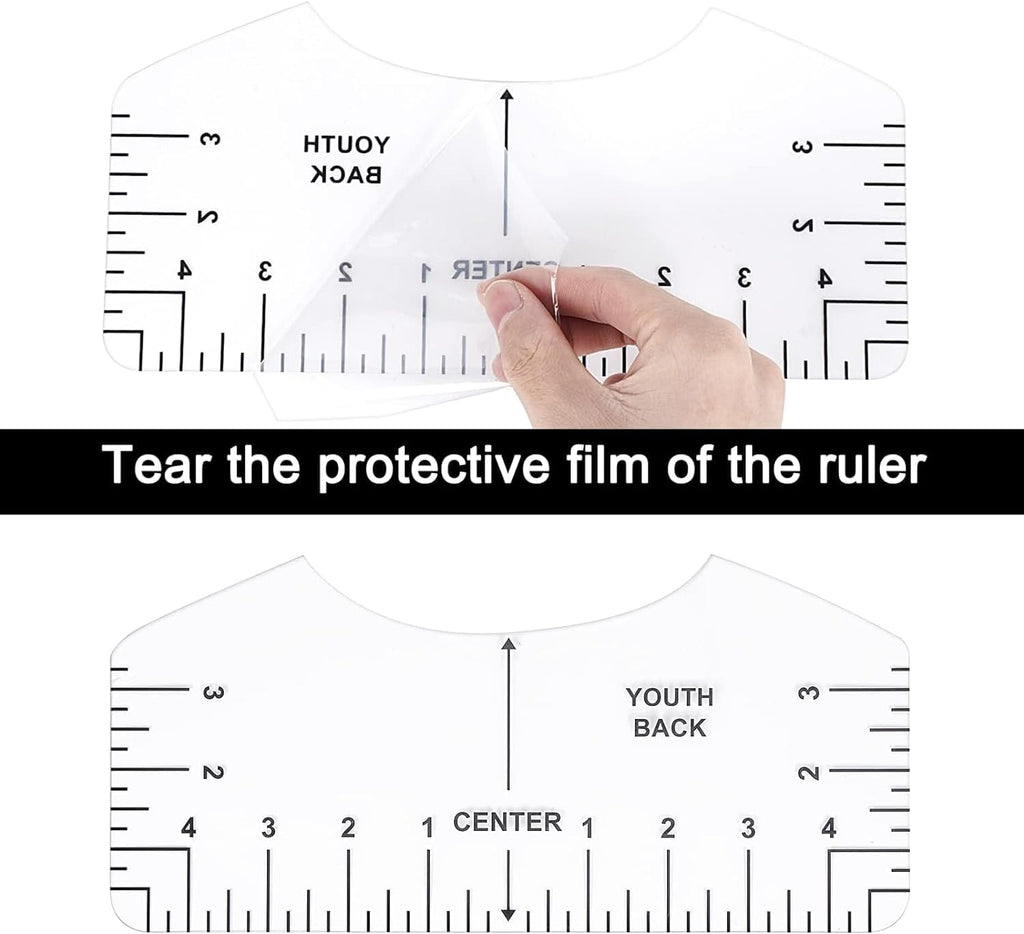 18Pcs Sublimation Accessories, Tshirt Ruler Guide Vinyl Alignment Tool, Heat Press Accessories, Teflon Sheet Non Stick 16x20, Heat Resistant Tape 0.4" x108ft, PVC T Shirt Rulers to Center Designs