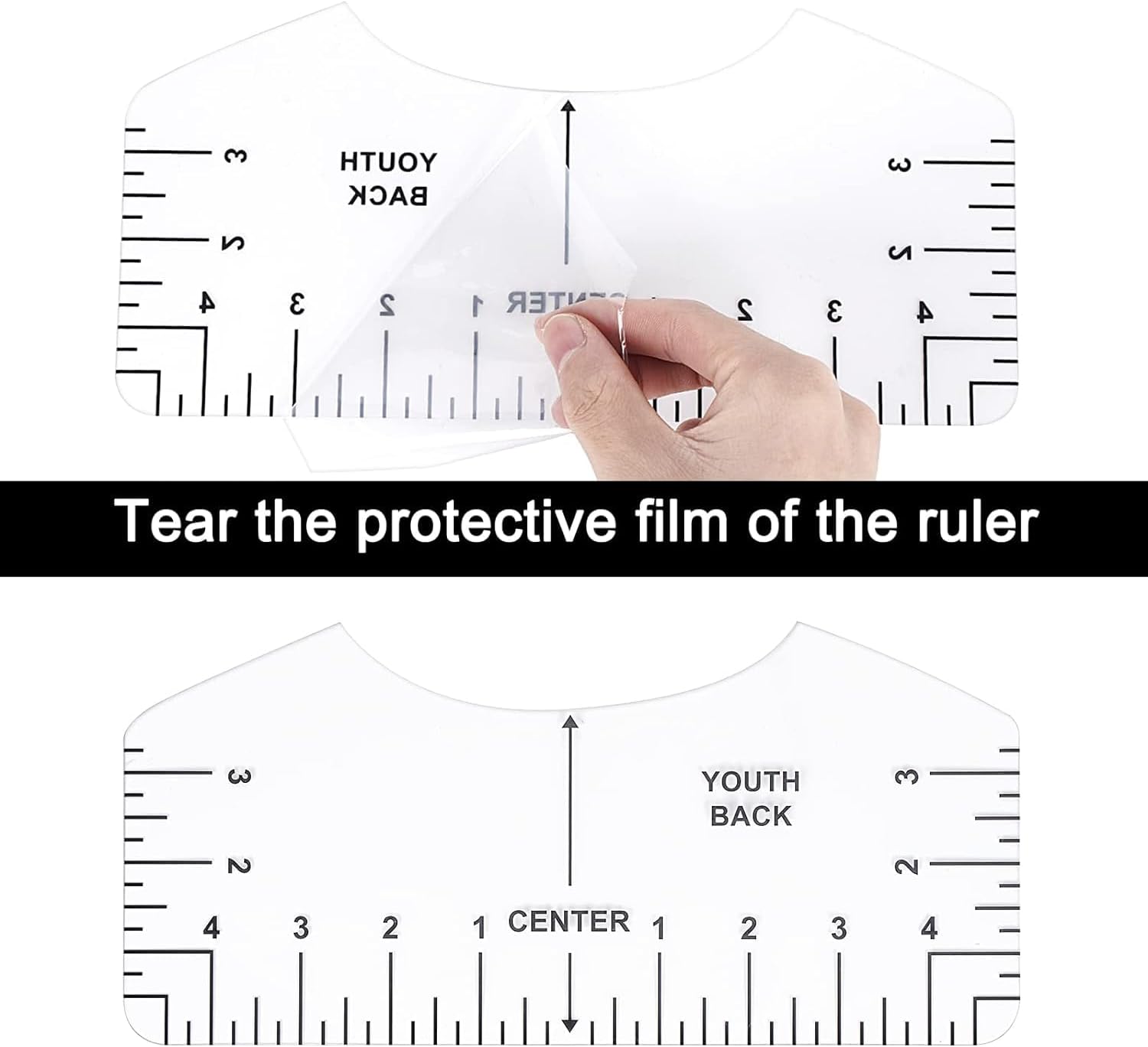 18Pcs Sublimation Accessories, Tshirt Ruler Guide Vinyl Alignment Tool, Heat Press Accessories, Teflon Sheet Non Stick 16x20, Heat Resistant Tape 0.4" x108ft, PVC T Shirt Rulers to Center Designs