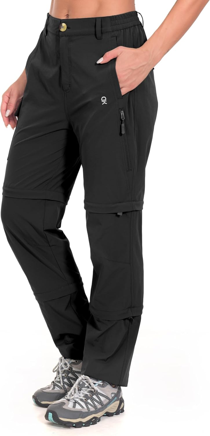 Little Donkey Andy Women's Convertible Pants, 3 in 1 Zip Off Hiking Pants