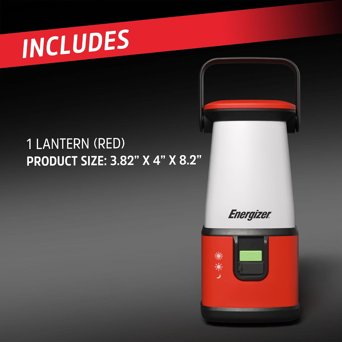 ENERGIZER LED Camping Lantern 360 PRO, IPX4 Water Resistant Tent Light, Ultra Bright Battery Powered Lanterns for Camping, Outdoors, Emergency Power Outage