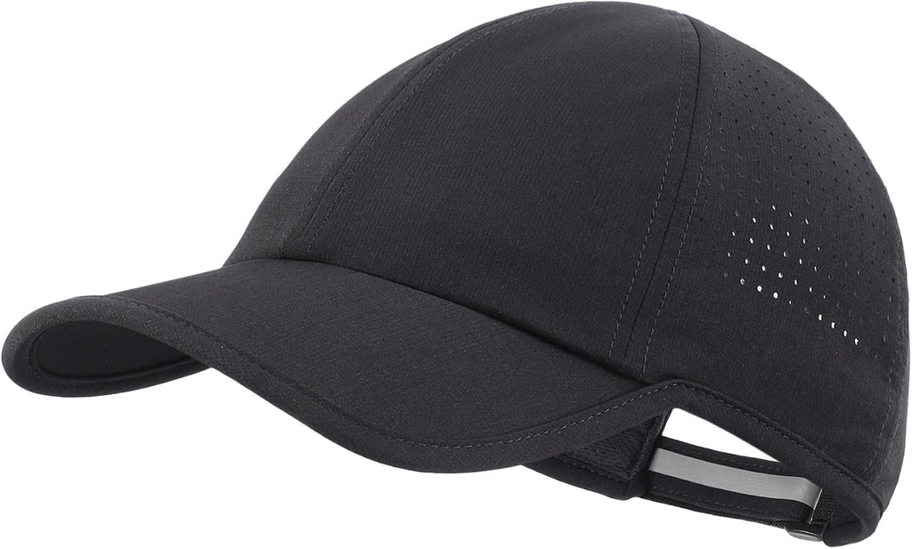 Home Prefer UPF50 Sun Hat for Men Women Reflective Water Repellent Quick Dry Baseball Cap Golf Running Outdoor Sport Hat