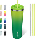 BJPKPK 30 oz Coffee Tumbler with Straw, Insulated Stainless Steel Cup