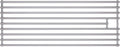 1 Pack 8mm Stainless Steel BBQ Cooking Grill Grate Replacement Part for 16517 Bull 18248 LP,18249 NG,65073 L60000 L75000 L90000, BBQ Angus 47628, Brahma, Lonstar Select, Outlaw Steer Premium