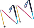 AONIJIE Trail Running Poles 2 Pcs Outdoor Trekking Poles Foldable Aluminum Alloy Sticks Quick Lock Ultralight for Camping Hiking Mountaining Marathon