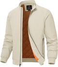 TBMPOY Men's Winter Jackets Bomber Padded Casual Windbreaker Warm Fall Coat
