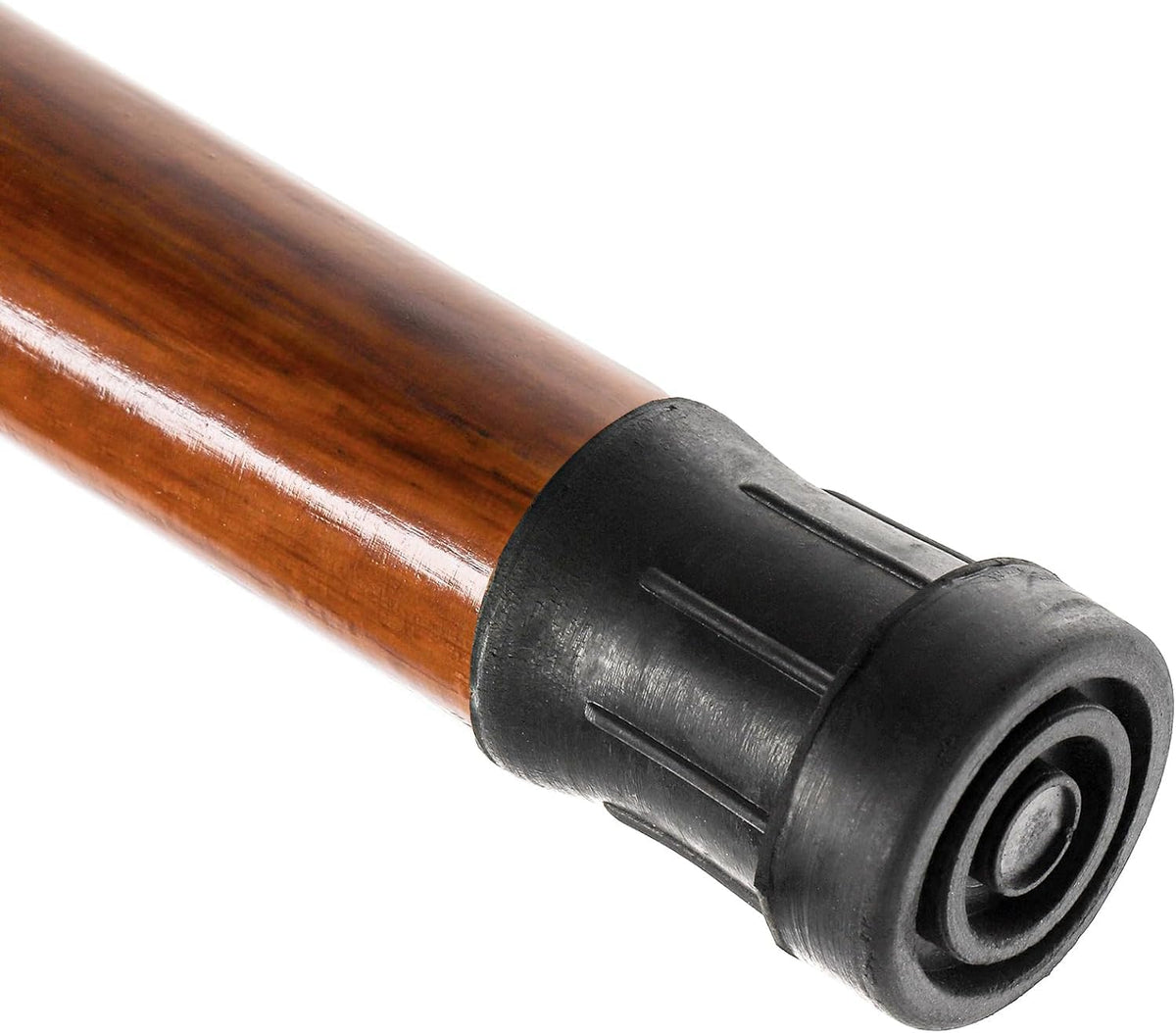 2 Pack Wood Walking Stick, 48 in Natural Wooden Walking Cane, Rustic Cedarwood Hiking Sticks Trekking Poles with Wrist Strap and Rubber Tip for Outdoor Activities, Women, Men
