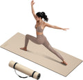 ILILI 10mm Extra Thick, TPE Yoga Mat, 76×28 Inch Extra Long, Carrying Strap