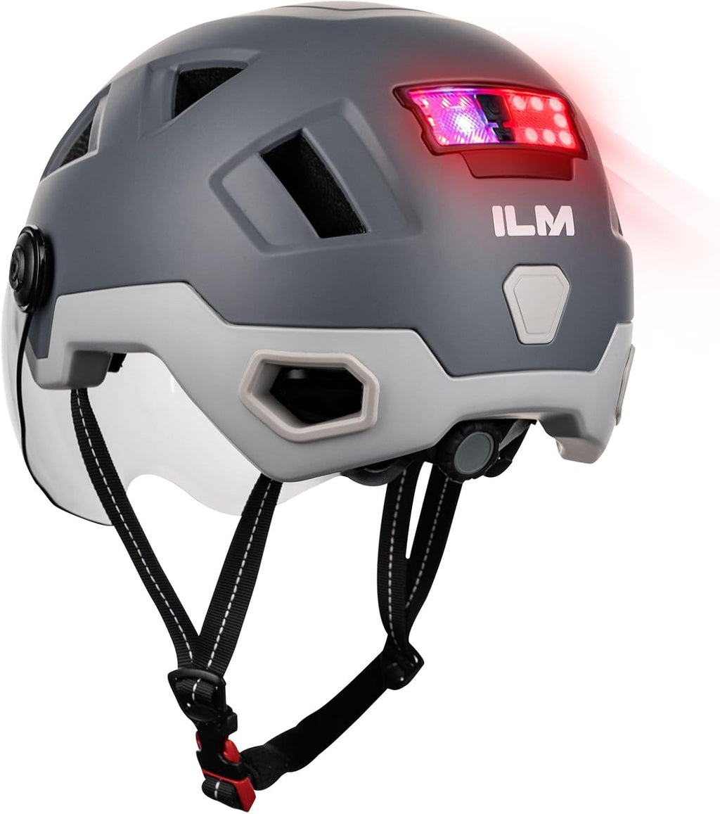 ILM Adult Bike Helmet Road Cycling Electric Bicycle Escooter Ebike E3-12LS