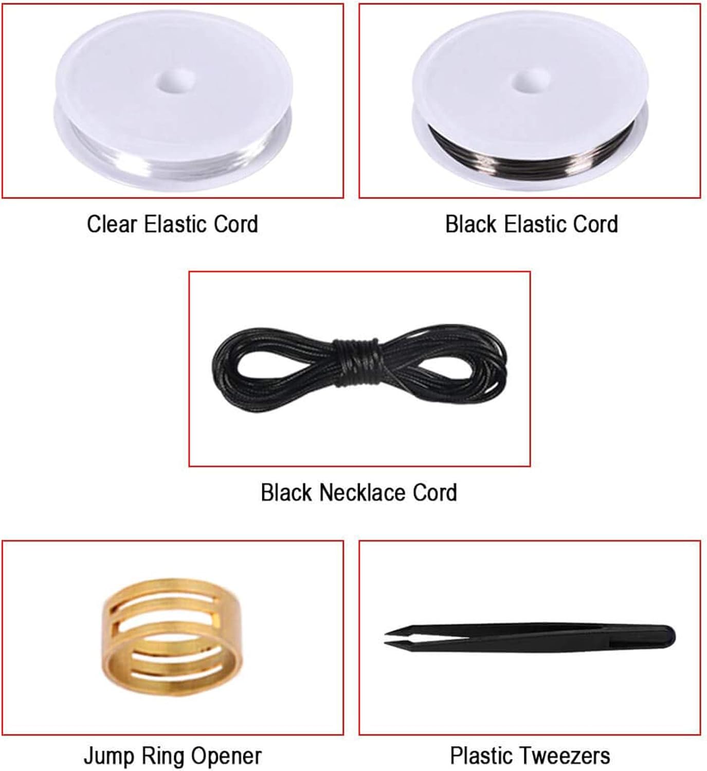 anezus Jewelry Repair Kit with Jewelry Pliers, Jewelry Making Tools, Beading String and Jewelry Making Supplies for Jewelry Repair, Jewelry Making and Beading