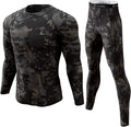 Mens Thermal Underwear Long Johns Set Cold Weather Hunting Base Layer