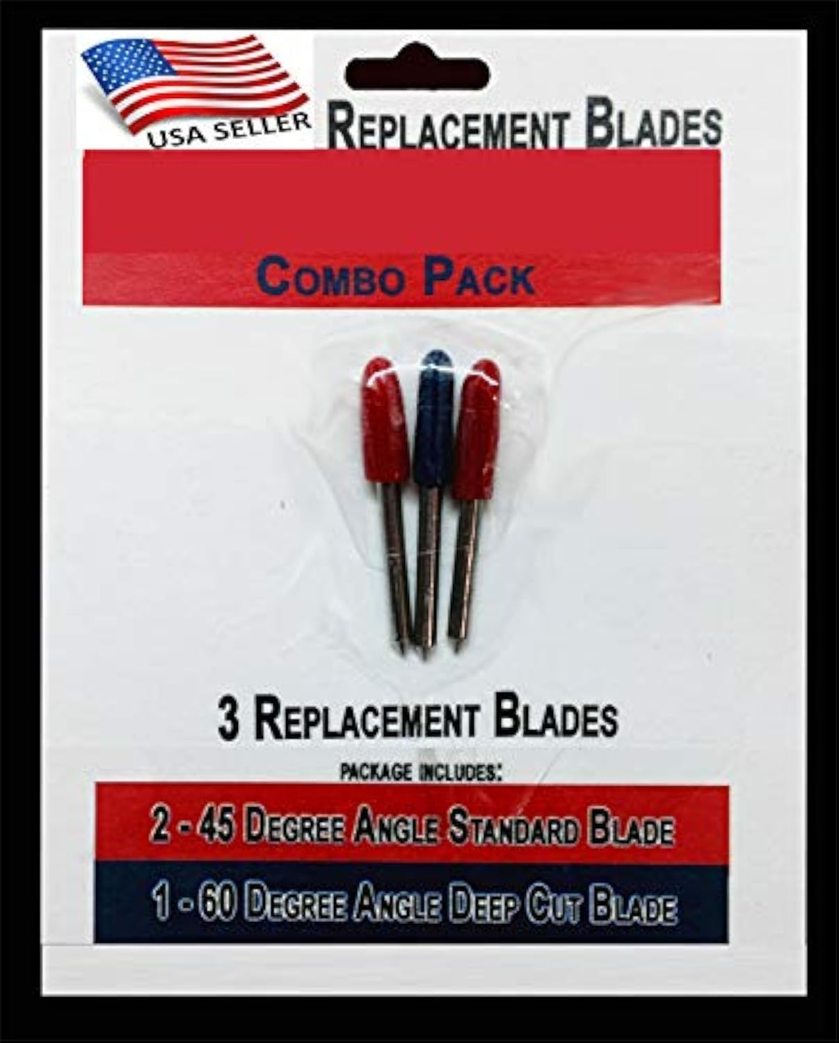 3 Pack Compatible German Carbide Blades Replacement Premium Fine Point for Craft Cutting Machines Compatible with Bridge Explore Air Expression 2 Explore One Maker 1 2 3