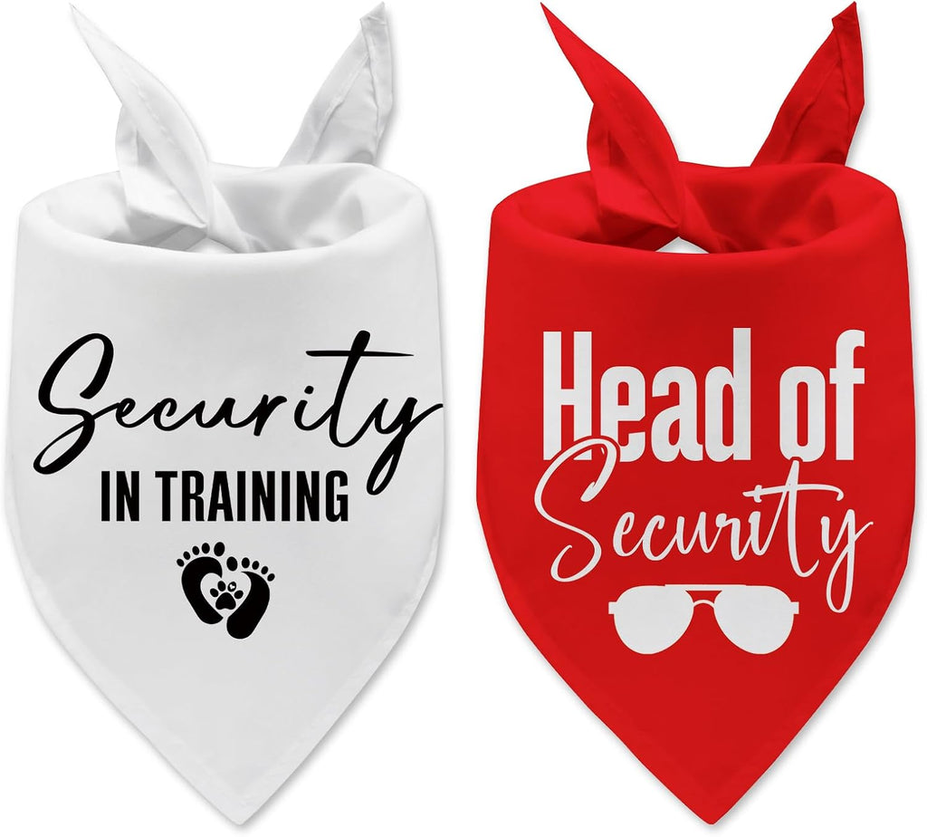 2 Packs Big Sister and Then There were Four Dog Bandana New Baby Gift Adjustable Pet Scarf for Large Medium Small Dogs Pregnancy Announcement Pink Big Sister Gender Reveal Outfit
