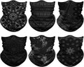 Neck Gaiter for Men Women Headwear Bandana Head Wrap Face Scarf Mask Cover Warmer Balaclava-Seamless & Versatile