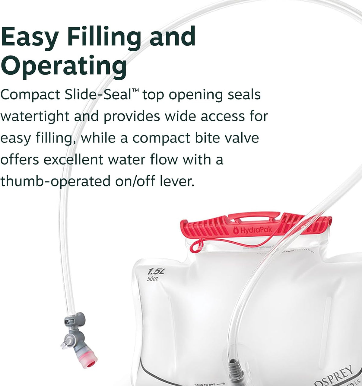 Osprey Hydraulics LS 1.5L Lumbar Water Reservoir