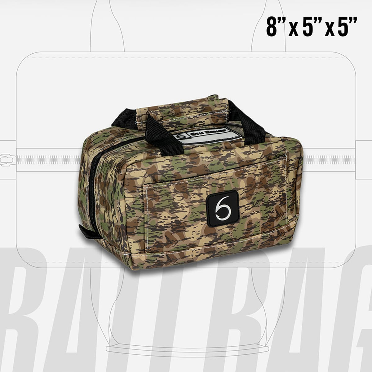 6th Sense – Bait Bag Fishing Tackle Storage Organizer, Water-Resistant Bag