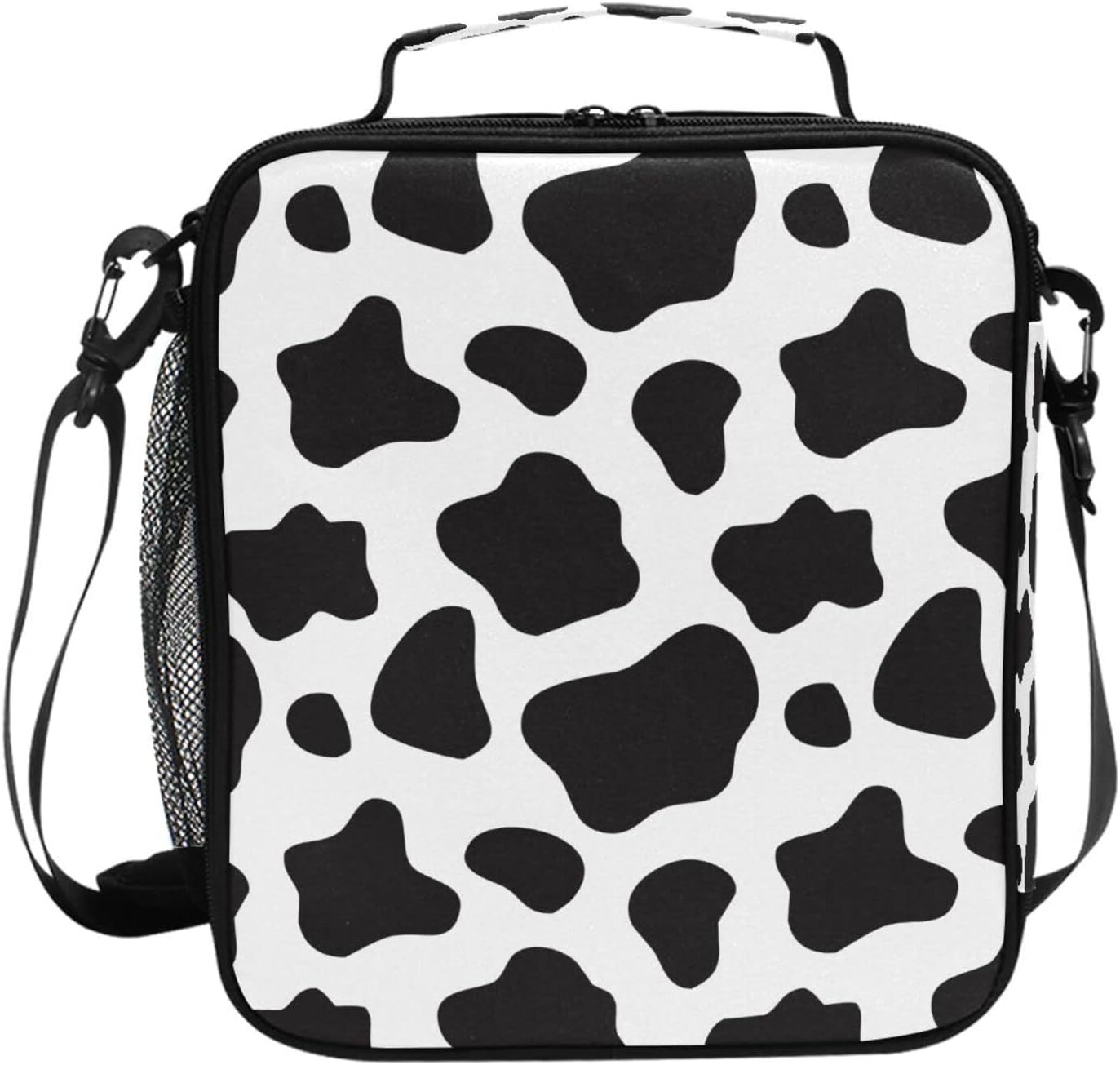 Cow Lunch Box Insulated Lunch Bag Cooler Tote Bag