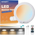 wowatt Rechargeable Ceiling Lights Battery Operated with Remote for Shower