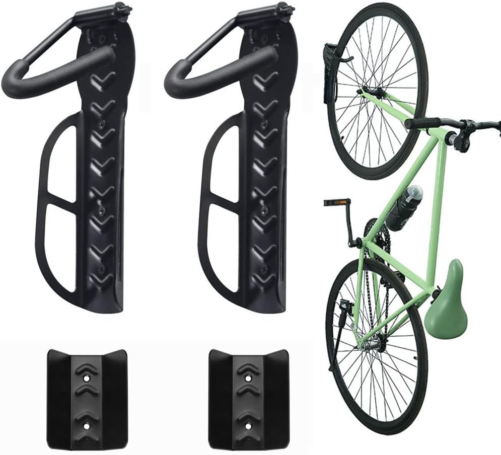 Wallmaster Bike Storage Rack for Garage, Wall Mount Bicycles Hanger