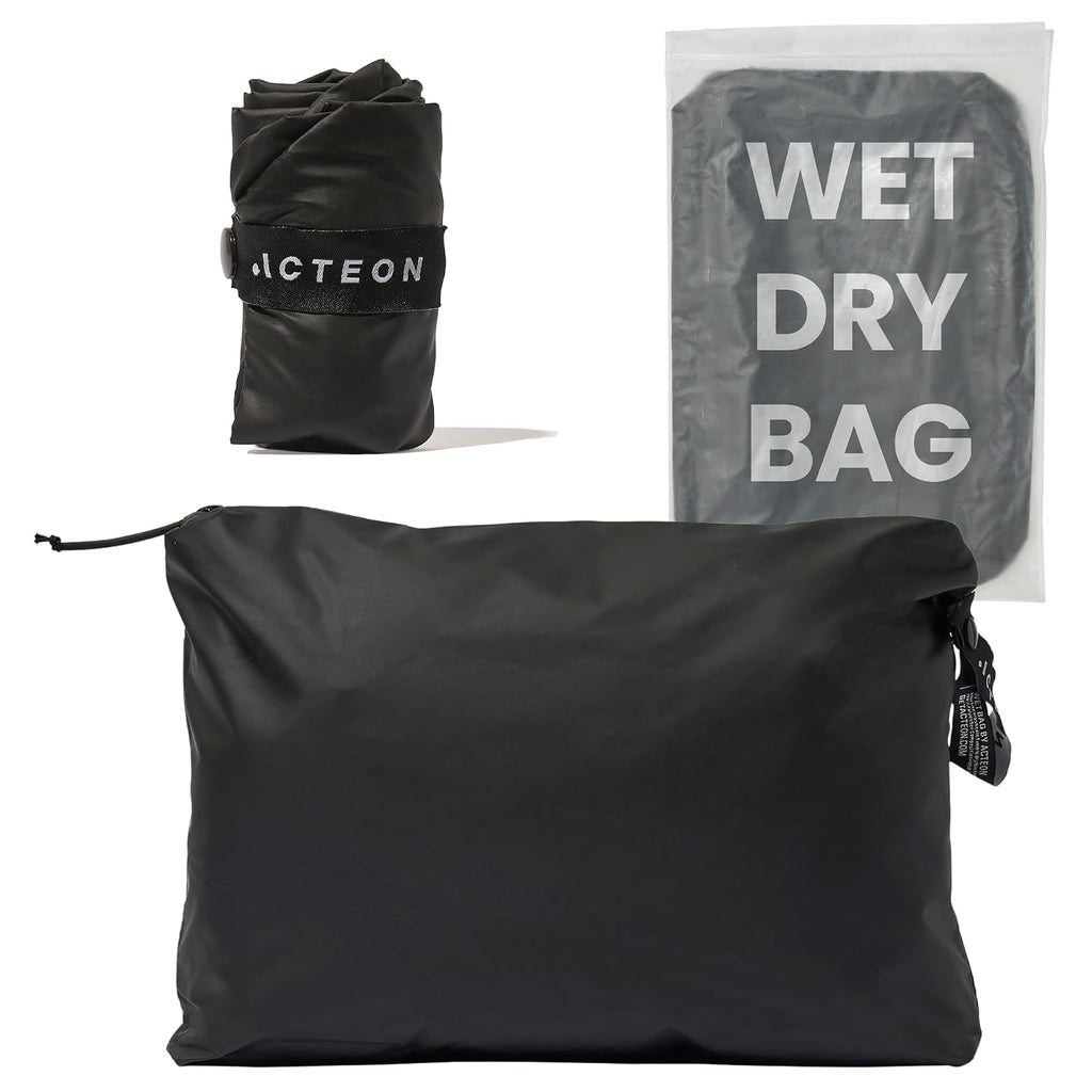 Acteon Wet Dry Bag for Gym Clothes & Swim, Water-Resistant Pouch - Operator