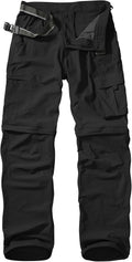 Mens Hiking Pants Convertible Quick Dry Zip Off Fishing Travel Safari Pants