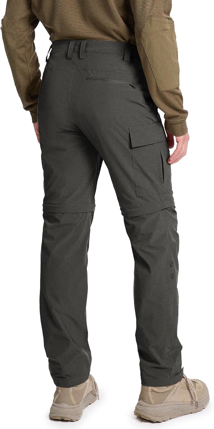 Moosehill Men's Hiking Pants: Convertible Quick-Dry