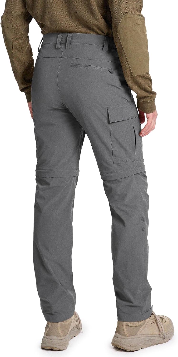 Moosehill Men's Hiking Pants: Convertible Quick-Dry