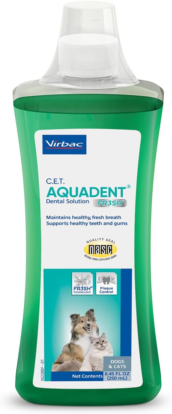 C.E.T. Aquadent Fr3sh Dental Solution for Dogs & Cats, 250 ml