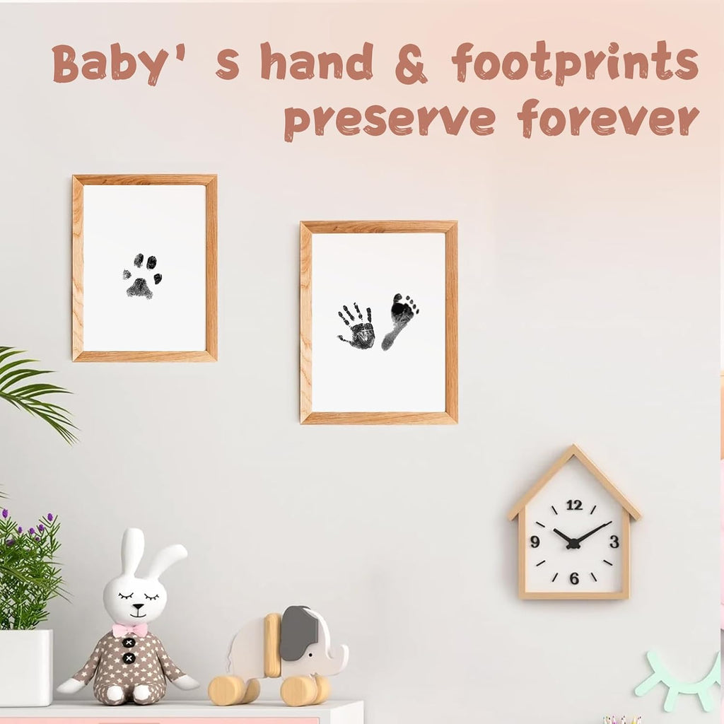 Inkless Baby Hand and Footprint Kit,Clean-Touch Ink Pads