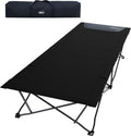 41" Wide Folding Camping Cot, 500lbs Heavy Duty Cots for Adults Big & Tall