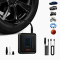 KENDO Tire Inflator Portable Air Compressor, 150 PSI Cordless Bike Pump with 12V Car Charger, Auto Shut-Off & Digital Gauge, Fast Inflation for Car, Motorcycle, Bicycle, Ball