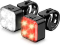 Akale Bike Lights Set, Rechargeable Bicycle Lights Front and Rear, 4 Light Mode Options, Bike Headlight, IPX4 Waterproof, Easy to Install for Men Women Road