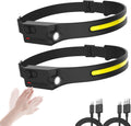 Pristar LED Headlamp Rechargeable with Motion Sensor Head Lamp Head Light