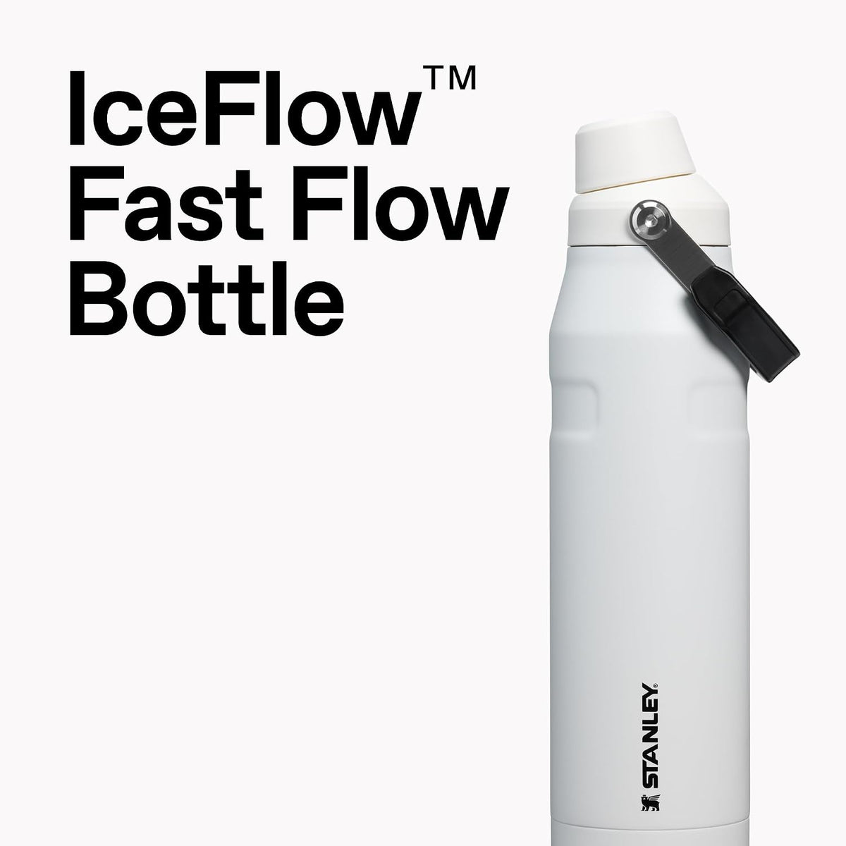 STANLEY IceFlow Fast Flow Bottle, 36 oz, Black 2.0