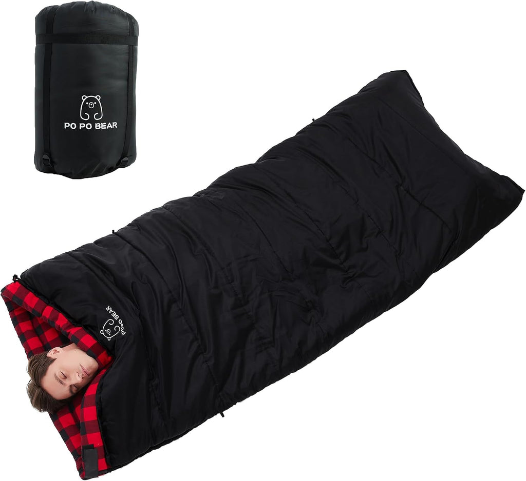 PO PO BEAR Sleeping Bag for Adults Tall and Big